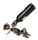 Mel-O-Design 3032 Wein-Flaschenhalter Trinker silber