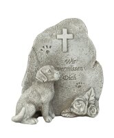 Mel-O-Design 3460 Grabstein mit Hund & Katze...