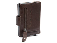 The Chesterfield Brand C08.0608 Leather Card Holder Novum Series Barrea brown