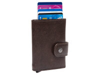 The Chesterfield Brand C08.0609 Leather Card Holder Novum Series Larino brown