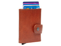 The Chesterfield Brand C08.0609 Leather Card Holder Novum Series Larino cognac