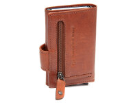 The Chesterfield Brand C08.0609 Leather Card Holder Novum Series Larino cognac