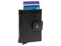 The Chesterfield Brand C08.0610 Leather Card Holder Novum Series Lesina black