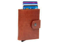 The Chesterfield Brand C08.0610 Leather Card Holder Novum Series Lesina cognac