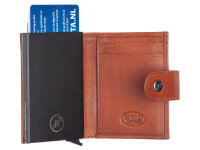The Chesterfield Brand C08.0610 Leather Card Holder Novum Series Lesina cognac