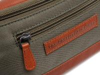 The Chesterfield Brand C23.1030 Leather Waist Pack Fusion Series Steel Green Velta