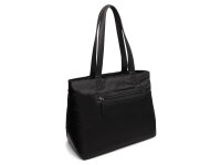 The Chesterfield Brand C38.0401 Leather Shopper Nylon Wax Pull Up Otta black