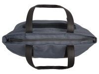 The Chesterfield Brand C38.0401 Leather Shopper Nylon Wax Pull Up Otta Light Grey