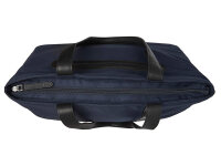 The Chesterfield Brand C38.0401 Leather Shopper Nylon Wax Pull Up Otta Navy