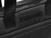 The Chesterfield Brand C40.4000 Leather Laptop Bag Nylon Wax Pull Up Narvik black