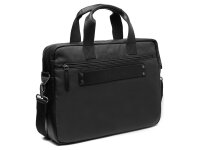 The Chesterfield Brand C40.4000 Leather Laptop Bag Nylon Wax Pull Up Narvik black
