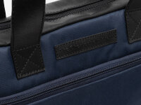 The Chesterfield Brand C40.4000 Leather Laptop Bag Nylon Wax Pull Up Narvik Navy