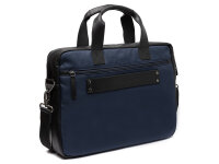 The Chesterfield Brand C40.4000 Leather Laptop Bag Nylon Wax Pull Up Narvik Navy