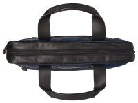 The Chesterfield Brand C40.4000 Leather Laptop Bag Nylon Wax Pull Up Narvik Navy