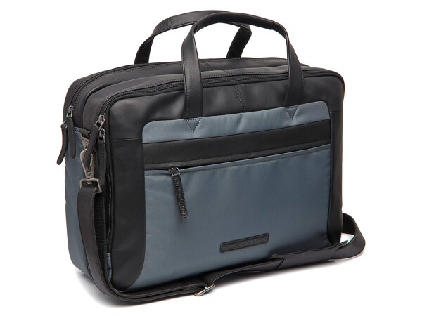 The Chesterfield Brand C40.4001 Leather Laptop Bag Nylon...