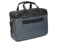 The Chesterfield Brand C40.4001 Leather Laptop Bag Nylon Wax Pull Up Nivano Light Grey