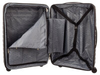 Franky PP18 Trolley Hartschalenkoffer Spinner Gr. L inkl. Dehnfalte black