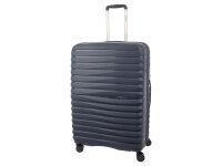 Franky PP18 Trolley Hartschalenkoffer Spinner Gr. L inkl. Dehnfalte dark blue
