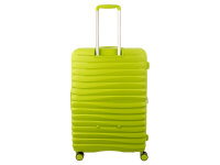 Franky PP18 Trolley Hartschalenkoffer Spinner Gr. L inkl. Dehnfalte lime green