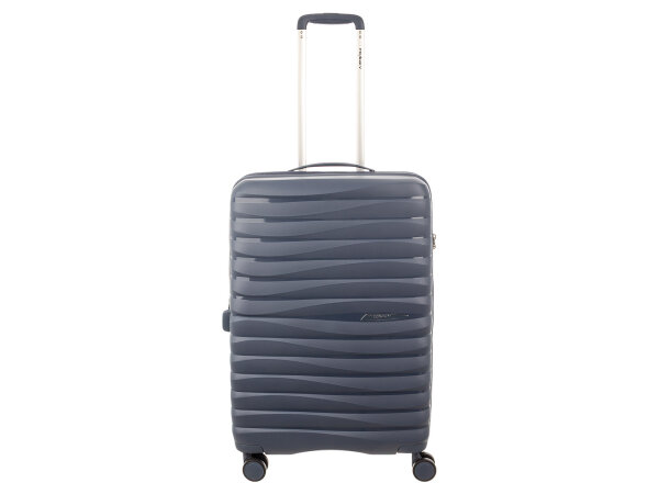 Franky PP18 Trolley Hartschalenkoffer Spinner Gr. M inkl. Dehnfalte dark blue