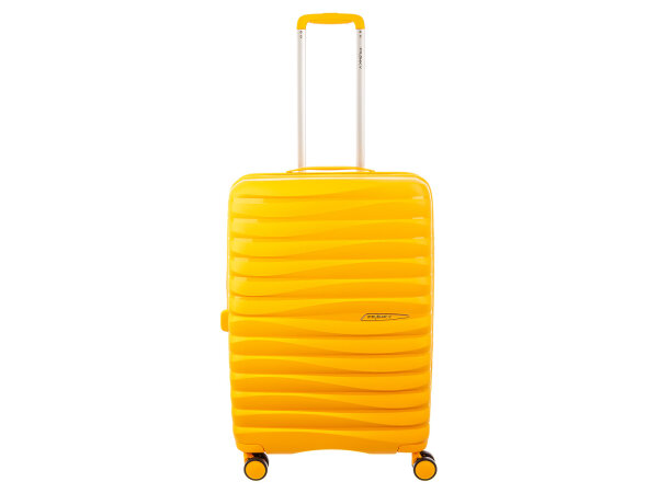 Franky PP18 Trolley Hartschalenkoffer Spinner Gr. M inkl. Dehnfalte orange