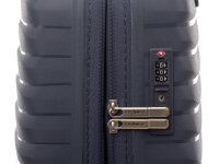 Franky PP18 Trolley Hartschalenkoffer Spinner Gr. S inkl. Dehnfalte dark blue