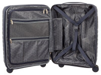 Franky PP18 Trolley Hartschalenkoffer Spinner Gr. S inkl. Dehnfalte dark blue