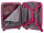 Franky PP18 Trolley Hartschalenkoffer Spinner Gr. S inkl. Dehnfalte fuchsia