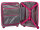 Franky PP18 Trolley Hartschalenkoffer Spinner Gr. S inkl. Dehnfalte fuchsia