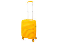 Franky PP18 Trolley Hartschalenkoffer Spinner Gr. S inkl. Dehnfalte orange