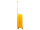 Franky PP18 Trolley Hartschalenkoffer Spinner Gr. S inkl. Dehnfalte orange