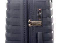 Franky PP18 Trolley Hartschalenkoffer 3er SET Spinner Gr. L/M/S inkl. Dehnfalte dark blue