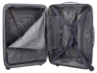 Franky PP18 Trolley Hartschalenkoffer 3er SET Spinner Gr. L/M/S inkl. Dehnfalte dark blue