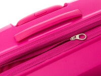 Franky PP18 Trolley Hartschalenkoffer 3er SET Spinner Gr. L/M/S inkl. Dehnfalte fuchsia