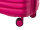 Franky PP18 Trolley Hartschalenkoffer 3er SET Spinner Gr. L/M/S inkl. Dehnfalte fuchsia