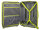Franky PP18 Trolley Hartschalenkoffer 3er SET Spinner Gr. L/M/S inkl. Dehnfalte lime green