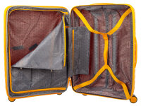 Franky PP18 Trolley Hartschalenkoffer 3er SET Spinner Gr. L/M/S inkl. Dehnfalte orange