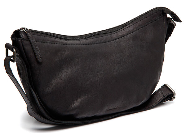 The Chesterfield Brand C48.1318 Leather Shoulder Bag Washed Wax Cow Clarita Black