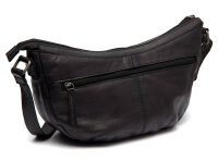 The Chesterfield Brand C48.1318 Leather Shoulder Bag Washed Wax Cow Clarita Black