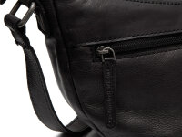 The Chesterfield Brand C48.1318 Leather Shoulder Bag Washed Wax Cow Clarita Black