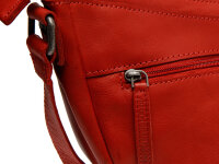 The Chesterfield Brand C48.1318 Leather Shoulder Bag Washed Wax Cow Clarita Red