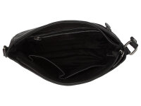 The Chesterfield Brand C48.1320 Leather Shoulder Bag Washed Wax Cow Weimar Black