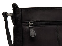 The Chesterfield Brand C48.1320 Leather Shoulder Bag Washed Wax Cow Weimar Black