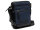 The Chesterfield Brand C48.1801 Leather Shoulder Bag Nylon Wax Pull Up Karlstad Navy