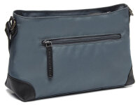 The Chesterfield Brand C48.1811 Leather Shoulder Bag Nylon Wax Pull Up Nevon Light Grey