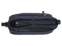 The Chesterfield Brand C48.1811 Leather Shoulder Bag Nylon Wax Pull Up Nevon Navy