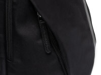 The Chesterfield Brand C58.0502 Leather Backpack Nylon Wax Pull Up Trondheim Black