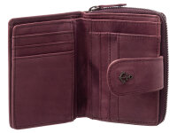 Harbour 2nd B3.1543 wallet style kl. ISIDORA Geldbörse Leder deep purple