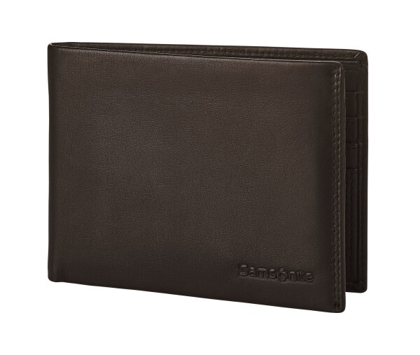 Samsonite Attack 2 SLG Herren Geldbörse Scheintasche RFID Querformat ebony brown