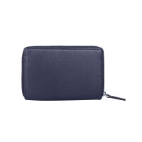 Maitre Damen Portemonnaie Kombibörse mit Druckknopf Leder dark blue